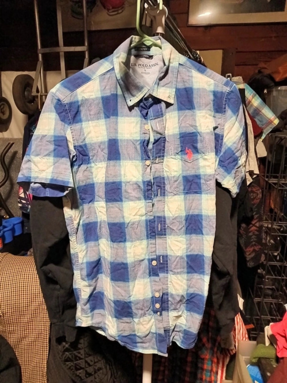 Polo Ralph Lauren Men's Plaid Short Sleeve Shirt